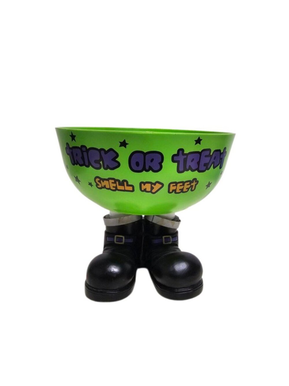 2002 "Trick or Treat, Smell my Feet" Halloween Monster Feet candy bowl